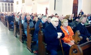 Section of the Congregation during the mass