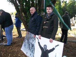 Jason McLean and Shane O'Brien from Loughlinstown Mens Shed movement