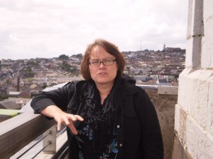 Prof Mary Fuerer at Shandon Tower