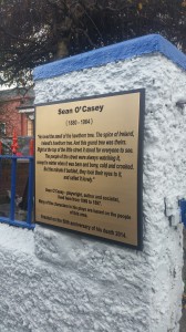 Sean O'Casey Plaque