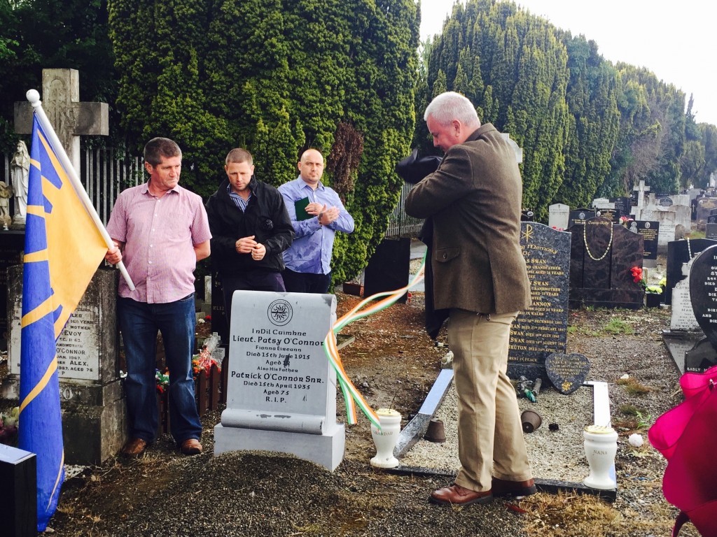 Las Fallon unveils gravestone to Patsy O'Connor